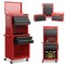 Costway 6-Drawer Rolling Tool Chest Storage Cabinet w/Riser Red\Black
